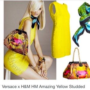 NWT Versace for H&M Gold Party Dress